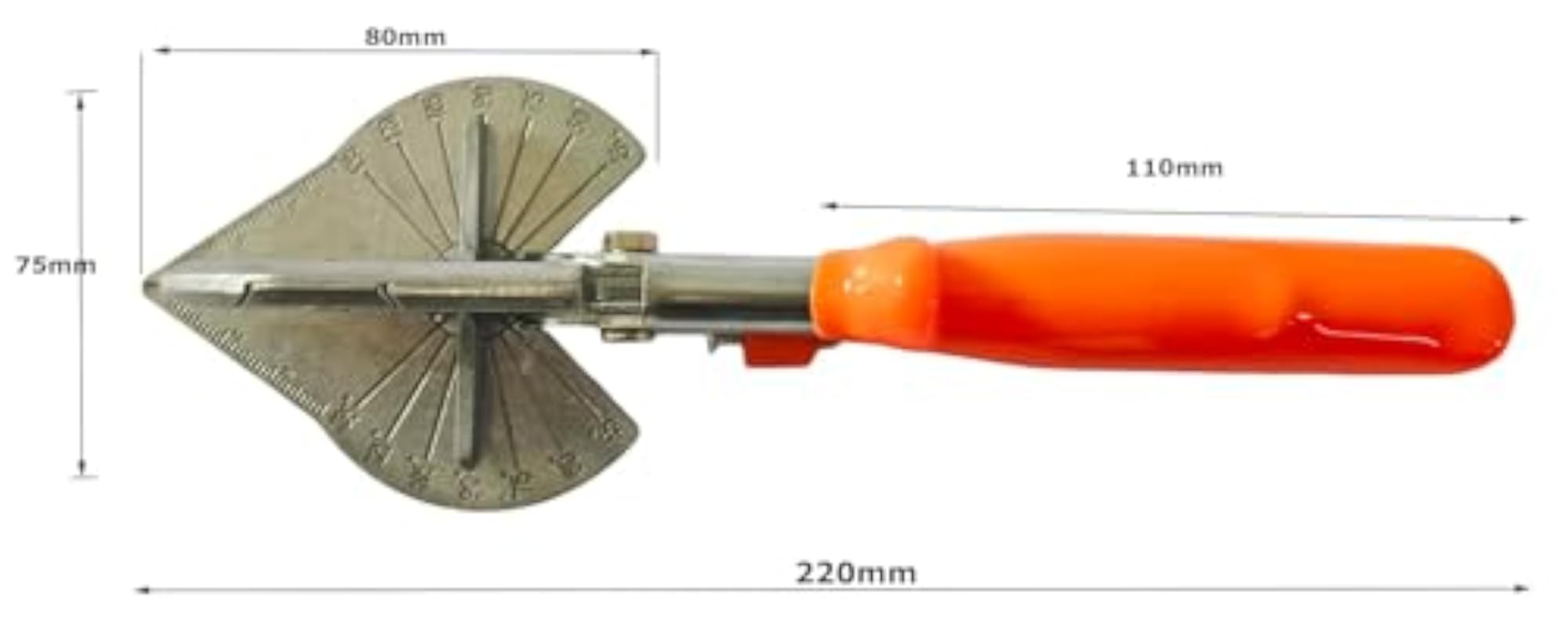 A&S TOOLS Adjustable Angle Shear Cutter, Heavy-Duty Scissors